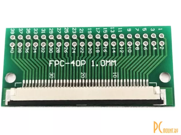 FFC/FPC-40P-1.0 Макетная плата переходник FFC 40pin шаг 1.0мм на DIP 2.54